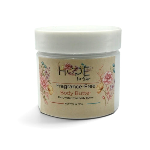 Hope For Skin Fragrance-Free Body Butter 2 oz front view