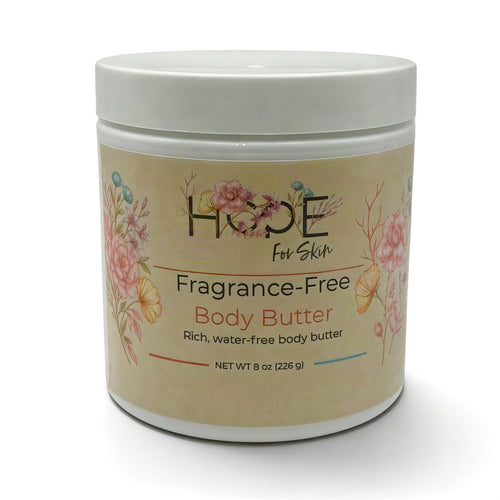 Hope For Skin Fragrance-Free Body Butter 8 oz front view