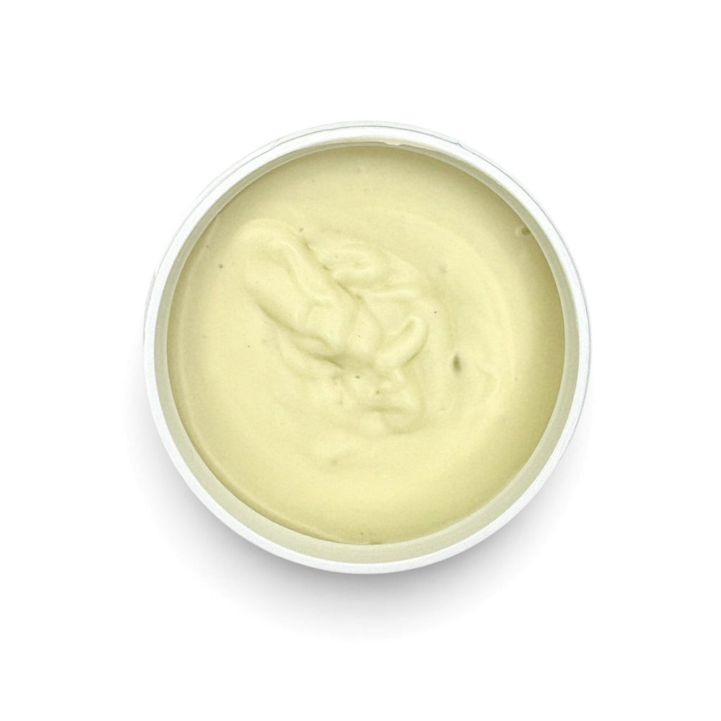 Hope For Skin Lavender Chamomile Body Butter 2 oz and 8 oz jars with botanical styling